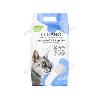 Clean+ Наполнитель бентонитовый для кошачьего туалета с ароматом детской присыпки 5 л