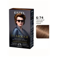 Estel Крем-краска для волос Великая 6/74 Темно-русый коричнево-медный 150 мл
