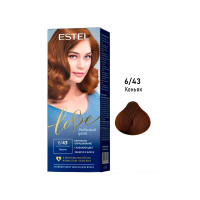 Estel Крем-краска для волос Love 6/43 Коньяк 115 мл