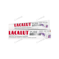 Lacalut Зубная паста Pure White отбеливающая защита от кариеса с экстрактом папайи 75 мл