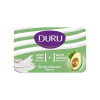 Duru Туалетное мыло 1+1 Белая глина и масло авокадо 80 г