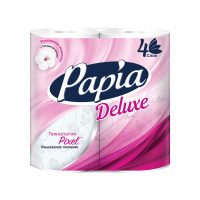 Papia Туалетная бумага Deluxe Paradiso Fiori четырехслойная 4 шт