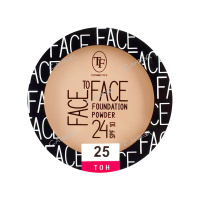 TF Cosmetics Пудра компактная Face To Face тон 25 золотистый бежевый 13 г