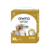 Aiwina Подгузники-трусики для взрослых на резинке Premium р. XL (88х85 см) 10 шт