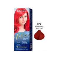 Estel Крем-краска для волос Love 8/5 Гранатово-красный 115 мл 