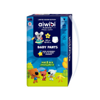 Aiwibi Подгузники-трусики детские MimiMishki р. XL (12-17 кг) 40 шт