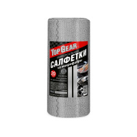 Top Gear Салфетка для авто из микрофибры Серая 30х30 см 20 шт