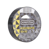 Крептон Лента изолирующая Черная 15 мм х 10 м