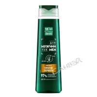 Чистая Линия Шампунь для мужчин Против перхоти с эвкалиптом и углем 400 мл