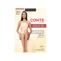 Conte Женские колготки с шортиками Solo 20 den Nero размер S