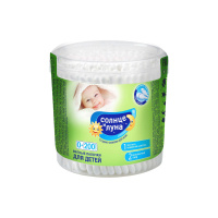 Солнце и Луна Ватные палочки, 200 шт