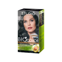 Studio Professional Крем-краска для волос Biocolor тон 1.0 Черный 115 мл