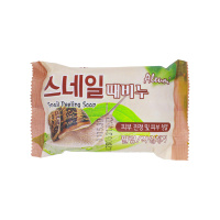 Aleumi Мыло-пилинг твердое для лица Очищение для всех типов кожи Улитка 150 г