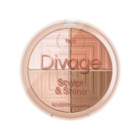 Divage Контуринг для лица Sculpting Palette Sculpt & Shine 12 г