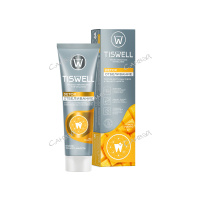 Tiswell Паста зубная отбеливающая энзимная от темного налета и камня с каолином и фтором со вкусом манго 110 гр 