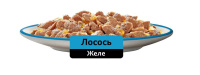 Вискас Корм влажный для кошек Желе с лососем 75 г