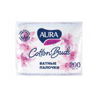Aura Ватные палочки, 200 шт