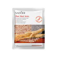 Sadoer Тканевая маска для лица Plant mask series с экстрактом женьшеня 25 г
