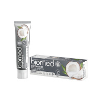 Biomed Зубная паста отбеливающая Superwhite для чувствительных зубов с кокосом 100 г
