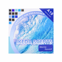 Ikeda Ароматизатор меловой для автомобиля Scents Marine Squash (Морская свежесть)