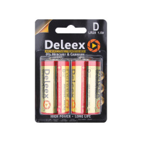 Deleex Батарейки алкалиновые 1,5V тип D 2 шт