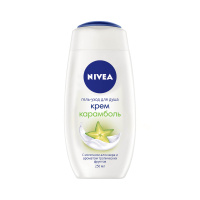 Nivea Гель для душа Крем и Карамболь с маслом монои 250 мл