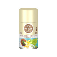 До-Ре-Ми Сменный баллон для автоматического освежителя воздуха Premium Ванильный коктейль 250 мл