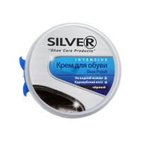Silver Крем для обуви Intensive для гладкой кожи Черный 50 мл