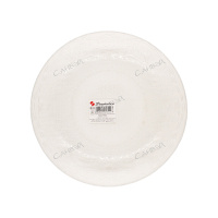 Pasabahce Тарелка суповая Лейси стеклянная прозрачная круглая с узором d21,5 см