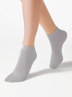 Minimi Женские носки Cotone 1201 укороченные grigio р35-38 1 пара