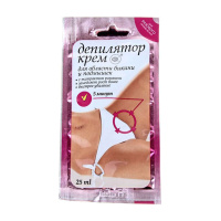 Крем-депилятор с экстр.ромашки д/области бикини и подмышек "Быстрое удаление" 25мл Арт-2203/791428