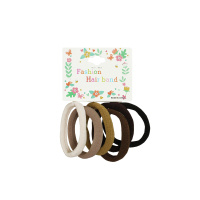 Набор резинок для волос коричневые 6 шт