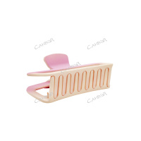 Заколка-краб для волос двухцветная 12 см