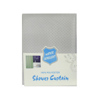 GreenTime Штора для ванной однотонная Серая 180х180 см