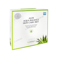Jigott Набор подарочный Aloe Aqua Balance Тоник для лица 150+30 мл + Лосьон для лица 150+30 мл + Крем для лица 50 мл