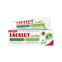 Lacalut Зубная паста детская защита от кариеса и укрепление эмали Junior 6+ 65 г