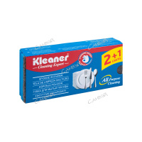 Liao Губки для мытья посуды Kleaner поролоновые 9,3x7x4,2 см 3 шт