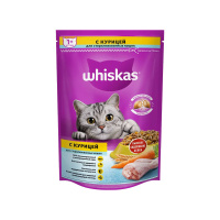Вискас Корм сухой для стерилизованных кошек Подушечки с курицей 350 гр
