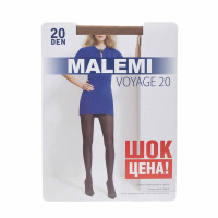 Malemi Женские колготки с шортиками Voyage 20 den Nero размер M