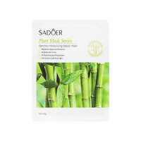 Sadoer Тканевая маска для лица Plant mask series с бамбуком 25 г