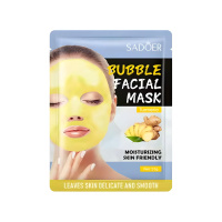 Sadoer Тканевая маска для лица Bubble с имбирем 25 г