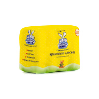 Ушастый нянь Крем-мыло детское Алоэ-вера и Подорожник 4х100 г