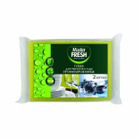 Master Fresh Губки для мытья посуды профилированные 2 шт