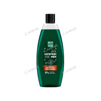 Чистая Линия Шампунь для мужчин для активации роста волос с перечной мятой и кофеином 600 мл