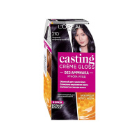 L'Oreal Paris Краска для волос Casting Crème Gloss без аммиака тон 210 Черный перламутровый 130 мл