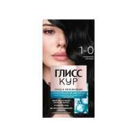 Глисс Кур Краска для волос Уход и Увлажнение тон 1-0 Глубокий чёрный 142,5 мл