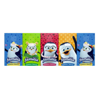 Familia Бумажные платочки Classical трехслойные 10х10 шт