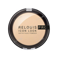 Relouis PRO Icon Look Satin Face Powder пудра компактная 9г бежевый т.01 / шт / РБ765-18 / 021715