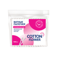 Cotton Flower Ватные палочки, 100 шт