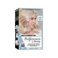 L'Oreal Paris Preference краска д/волос кислотн.тонер платинов.блонд питан. б/желтиз. 174мл карт/уп